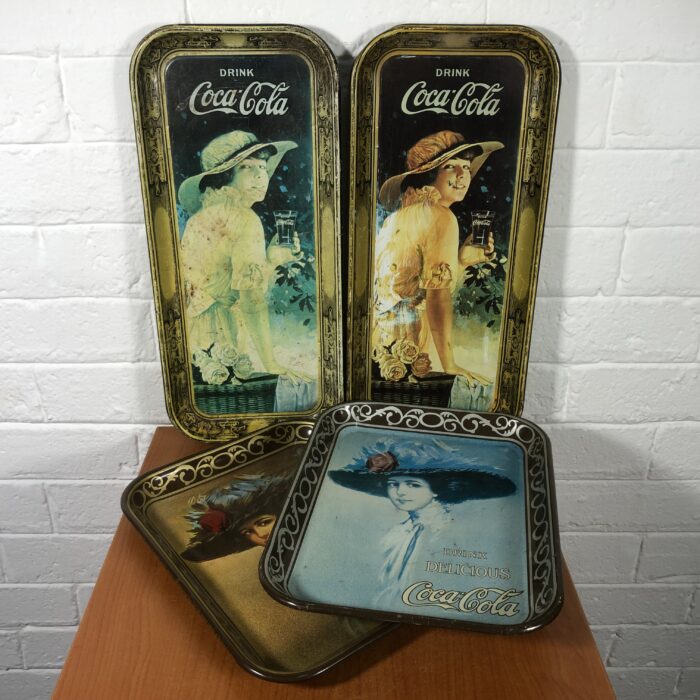 Vintage Coca Cola Trays