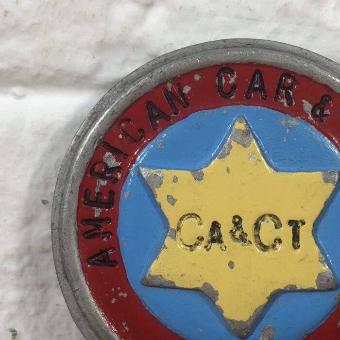 Vintage Cast Aluminium American Car & Truck Club Badge - Image 2