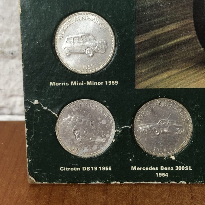 Vintage 1970s Shell Historic Cars Coin Collection - Image 4