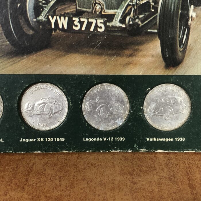 Vintage 1970s Shell Historic Cars Coin Collection - Image 9