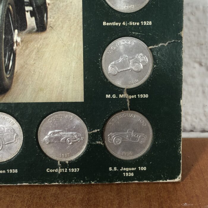 Vintage 1970s Shell Historic Cars Coin Collection - Image 8