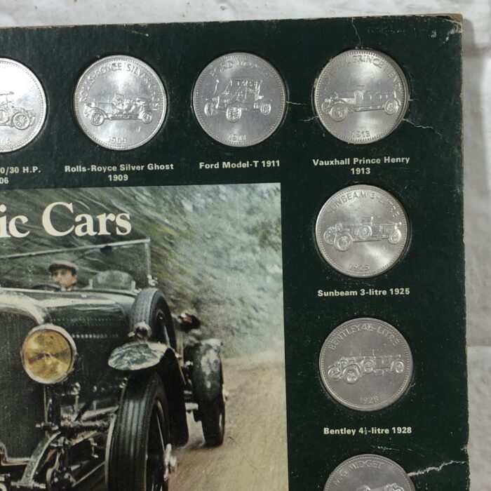 Vintage 1970s Shell Historic Cars Coin Collection - Image 7