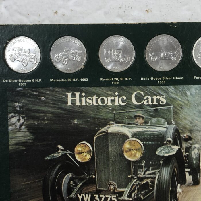Vintage 1970s Shell Historic Cars Coin Collection - Image 5