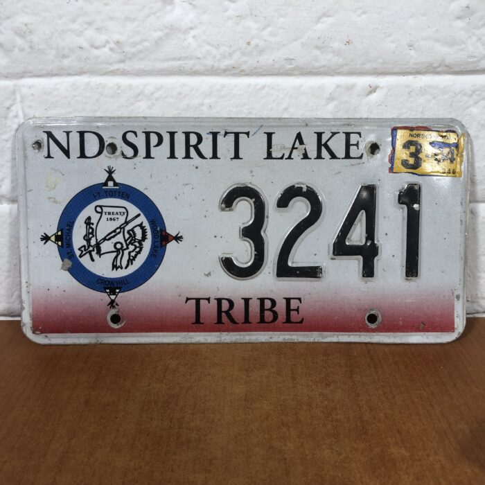 Vintage North Dakota USA Number Plate