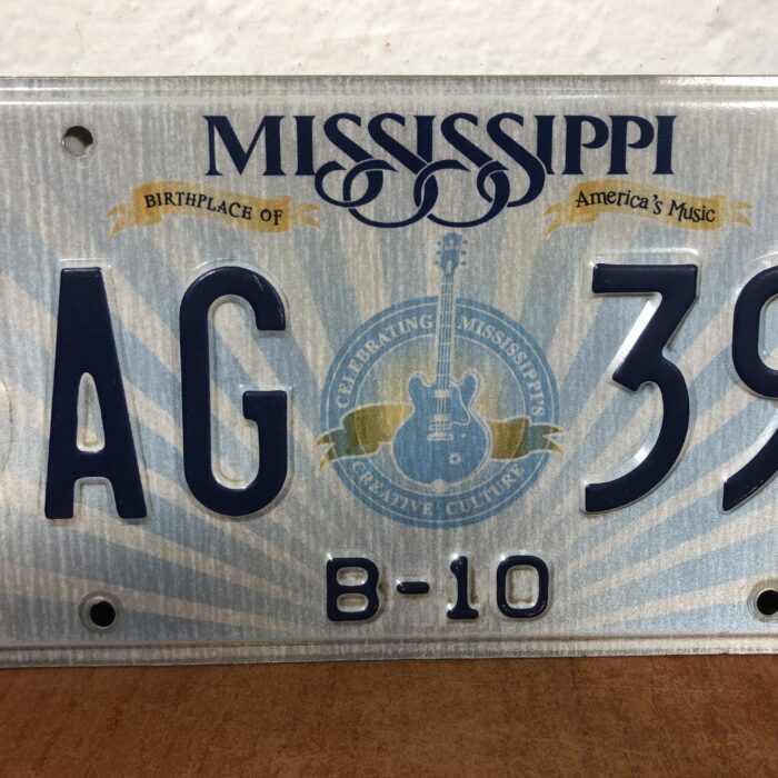 Vintage Mississippi USA Number Plate - Image 3