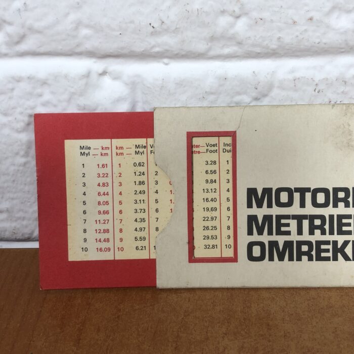 Vintage AA Motorist's Metric Converter - Image 2