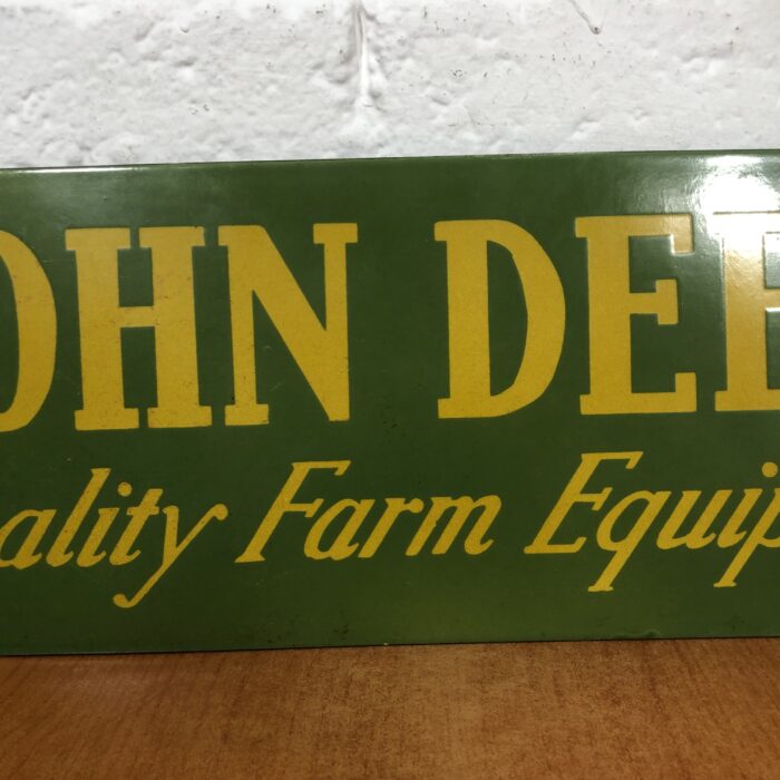 Vintage John Deere Enamel Sign - Image 3