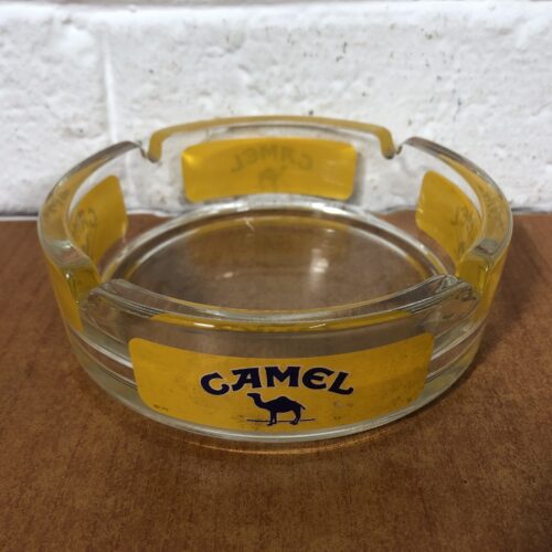 Vintage Camel Glass Ashtray