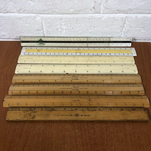 Vintage Measuring Ruler Collection