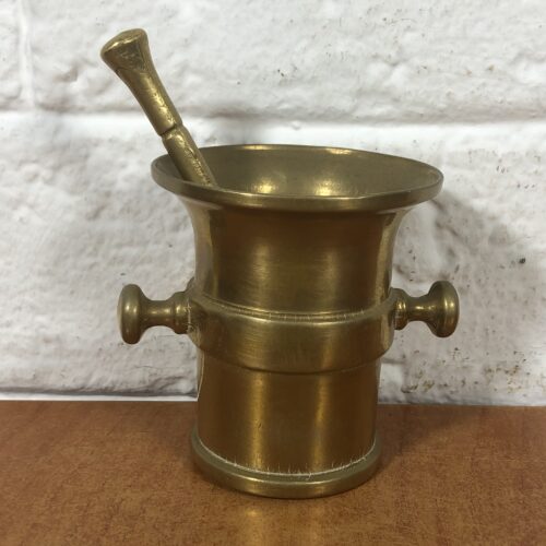 Vintage Brass Mortar & Pestle