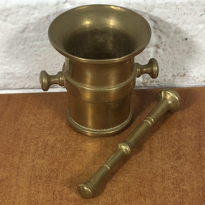 Vintage Brass Mortar & Pestle - Image 2