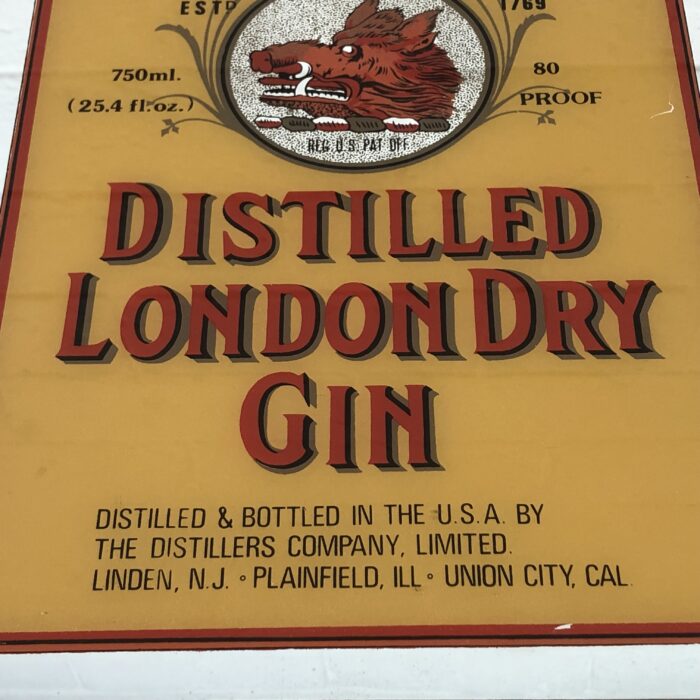 Vintage Gordon's Gin Pub Mirror - Image 5