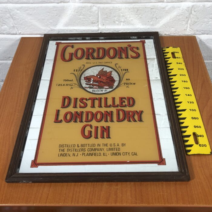 Vintage Gordon's Gin Pub Mirror - Image 7