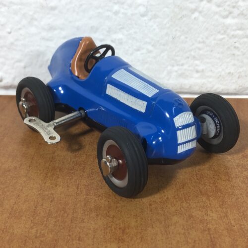 Vintage 1950s Schuco Mercedes-Benz Racing Car Wind-Up Tin Toy Model