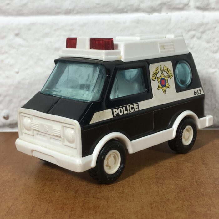 Vintage Buddy L Police Van (Made in Japan) - Image 2