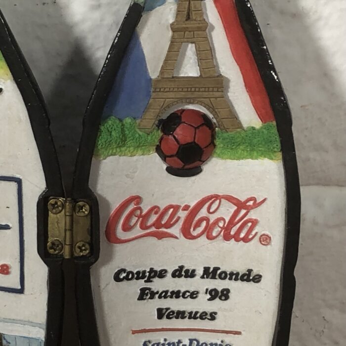 Limited Edition France '98 FIFA World Cup Poly Resin Coca Cola Bottle - Image 5