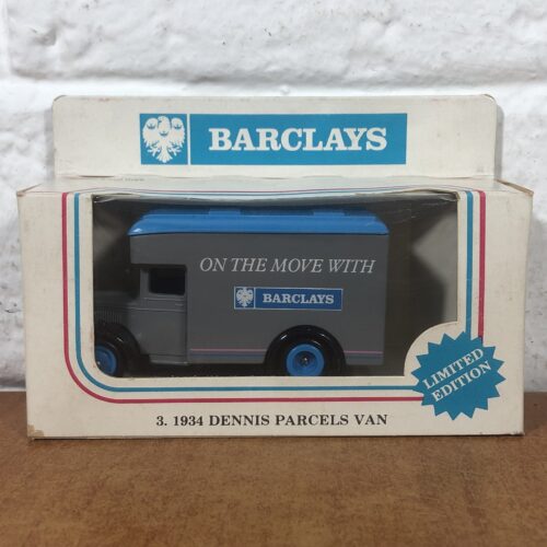 Limited Edition! Barclay's Bank 1934 Dennis Parcels Van Model