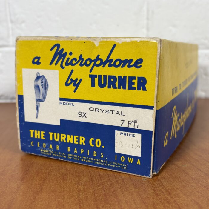 Vintage 1940s Turner Crystal Microphone in Original Box (Made in USA) - Image 10
