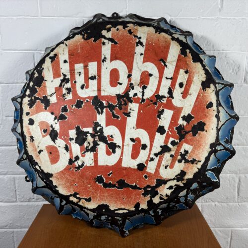 Vintage Hubbly Bubbly Enamel Sign