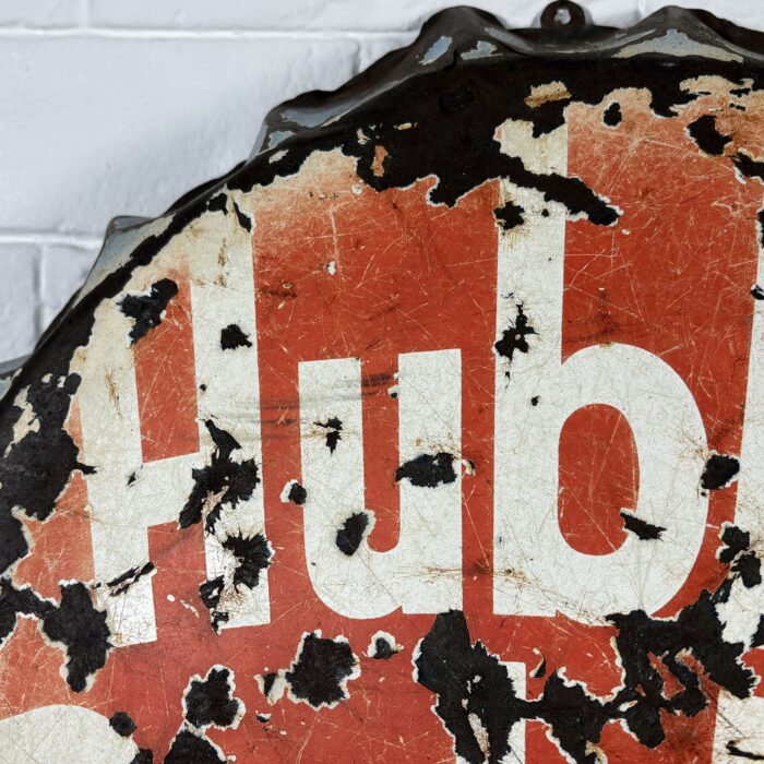 Vintage Hubbly Bubbly Enamel Sign - Image 3