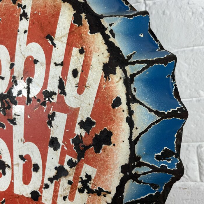 Vintage Hubbly Bubbly Enamel Sign - Image 7
