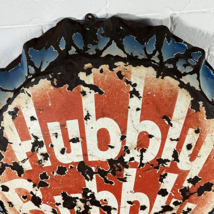 Vintage Hubbly Bubbly Enamel Sign - Image 2