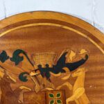 Vintage Wooden Hand Carved Roodepoort Coat of Arms Plaque - Image 2