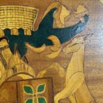 Vintage Wooden Hand Carved Roodepoort Coat of Arms Plaque - Image 6