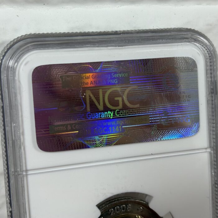 2008 Nelson Mandela 90th Birthday 5 Rand Coin (Graded MS67 by NGC) - Image 5