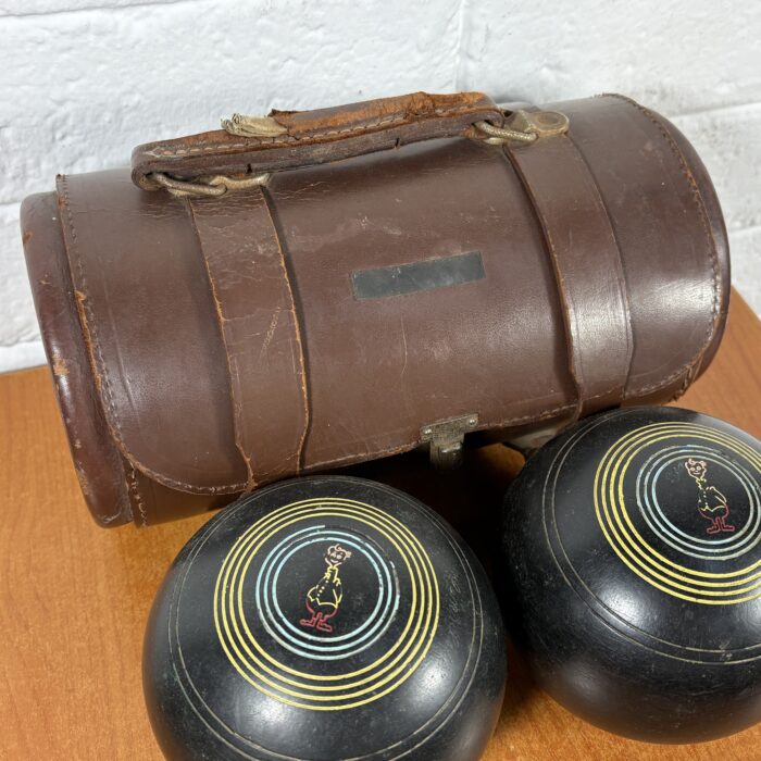 Vintage Bowls in Leather Case - Image 5