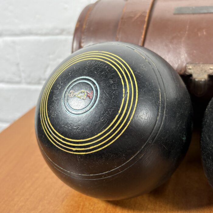 Vintage Bowls in Leather Case - Image 2