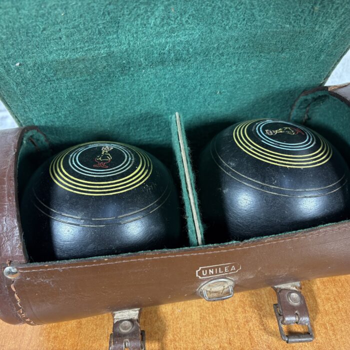 Vintage Bowls in Leather Case - Image 6