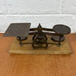 Vintage Brass Postal Scale with Weights - Image 5