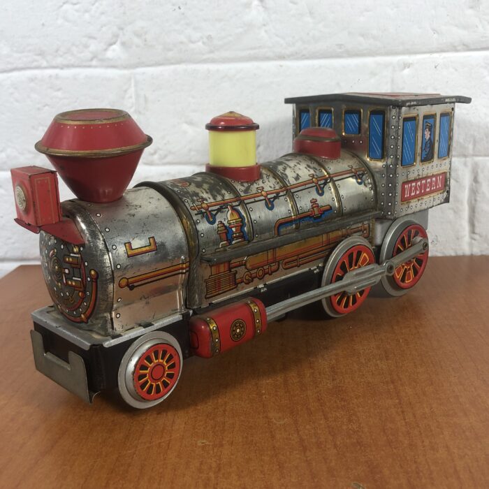 Vintage Tin Toy Train Model - Image 2