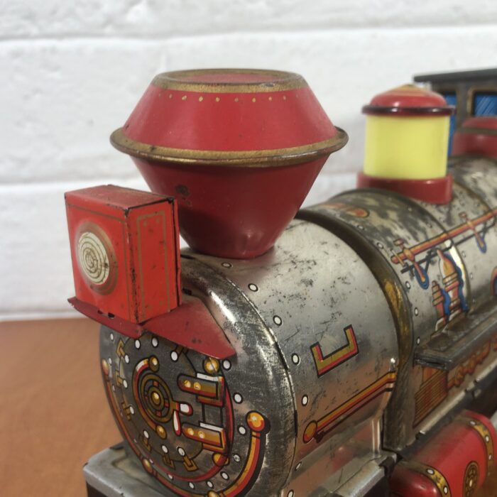 Vintage Tin Toy Train Model - Image 3