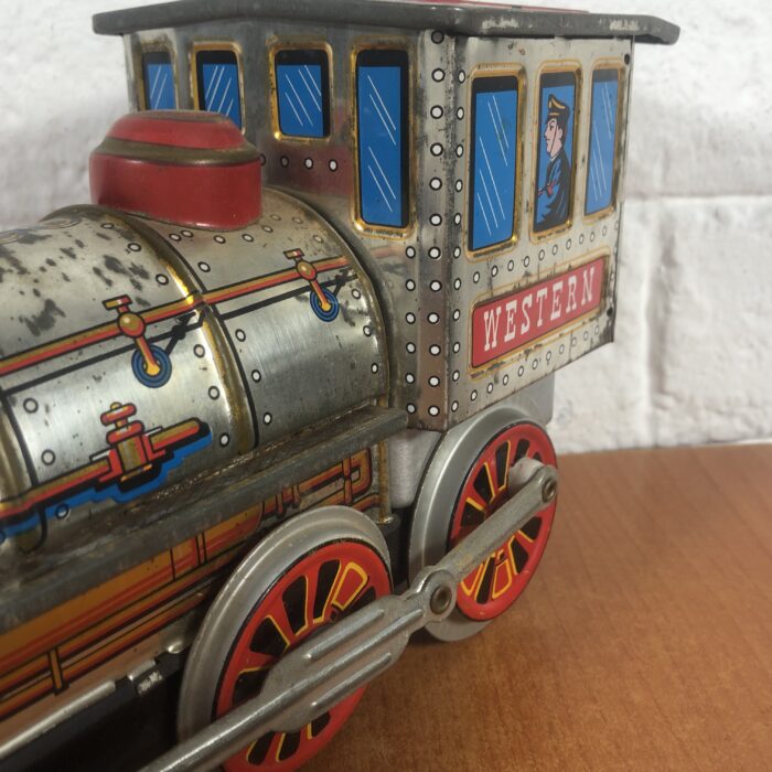 Vintage Tin Toy Train Model - Image 4