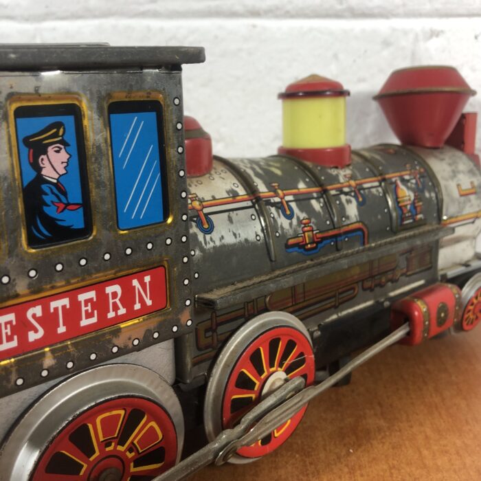 Vintage Tin Toy Train Model - Image 8
