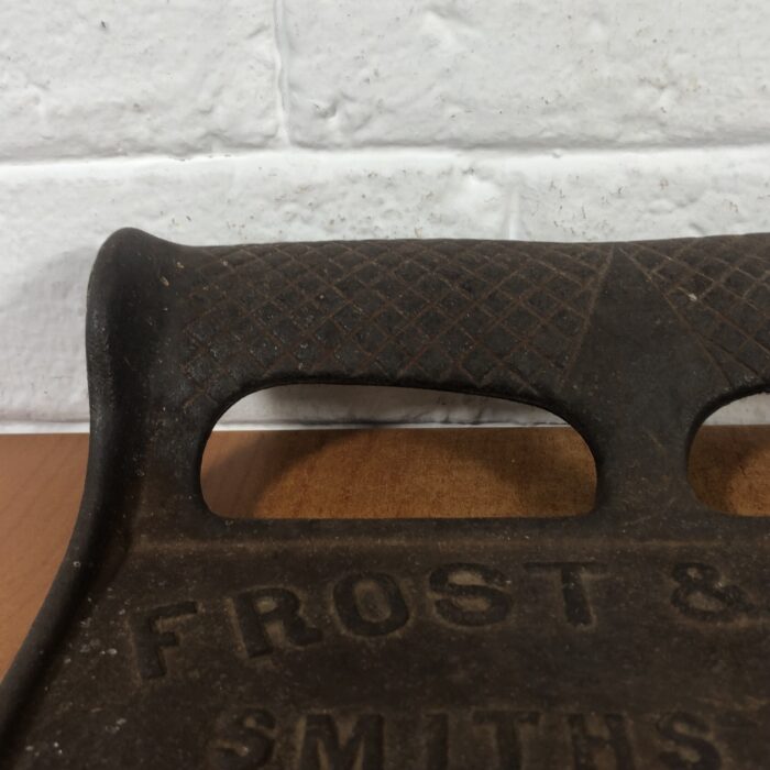 Vintage Cast Iron Frost & Wood Canada Toolbox Lid - Image 2