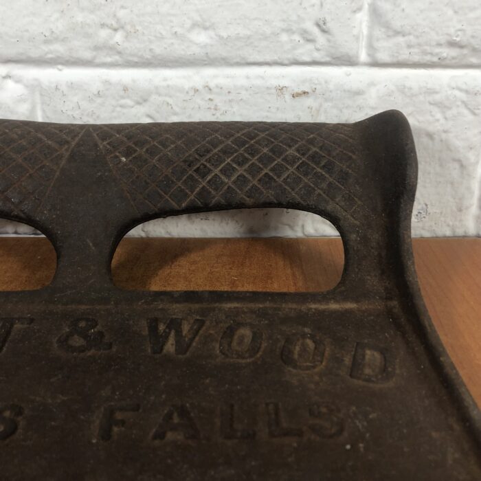 Vintage Cast Iron Frost & Wood Canada Toolbox Lid - Image 3