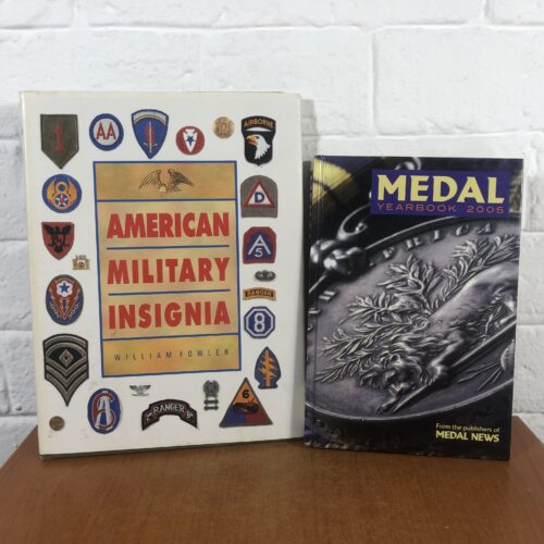 Vintage American Military Insignia & 2005 Medal Yearbook Books