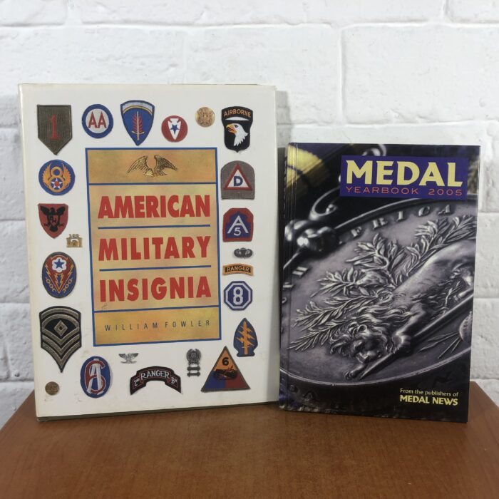 Vintage American Military Insignia & 2005 Medal Yearbook Books