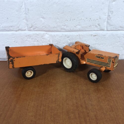 Vintage Metal Fiat Tractor & Trailer