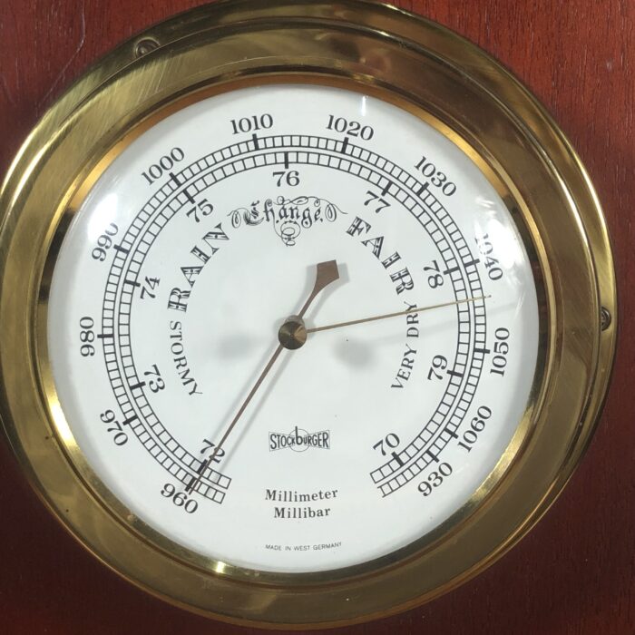 Vintage Clock & Barometer (Made in West Germany) - Image 6