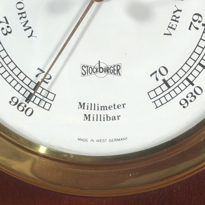 Vintage Clock & Barometer (Made in West Germany) - Image 10