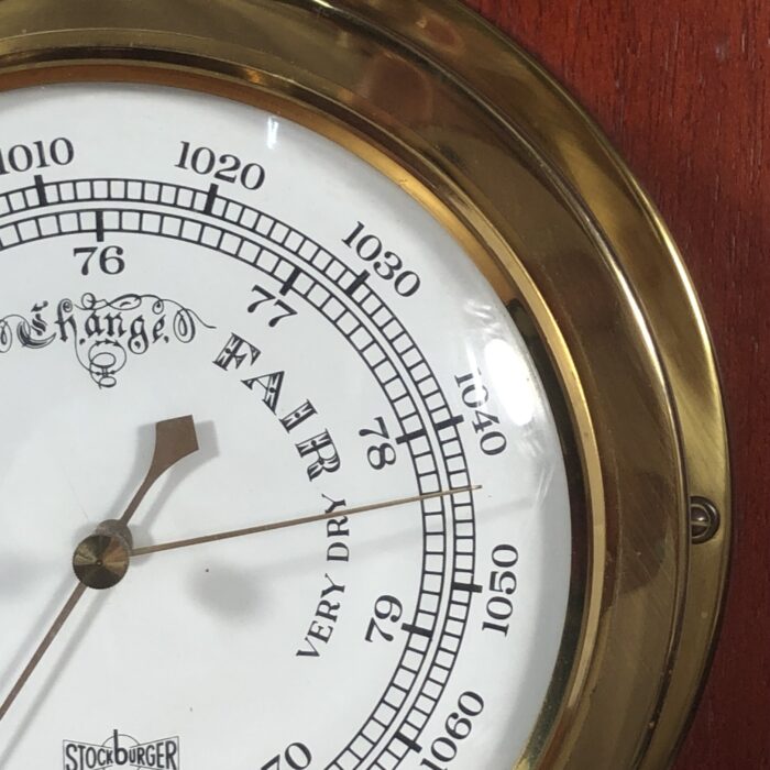 Vintage Clock & Barometer (Made in West Germany) - Image 8