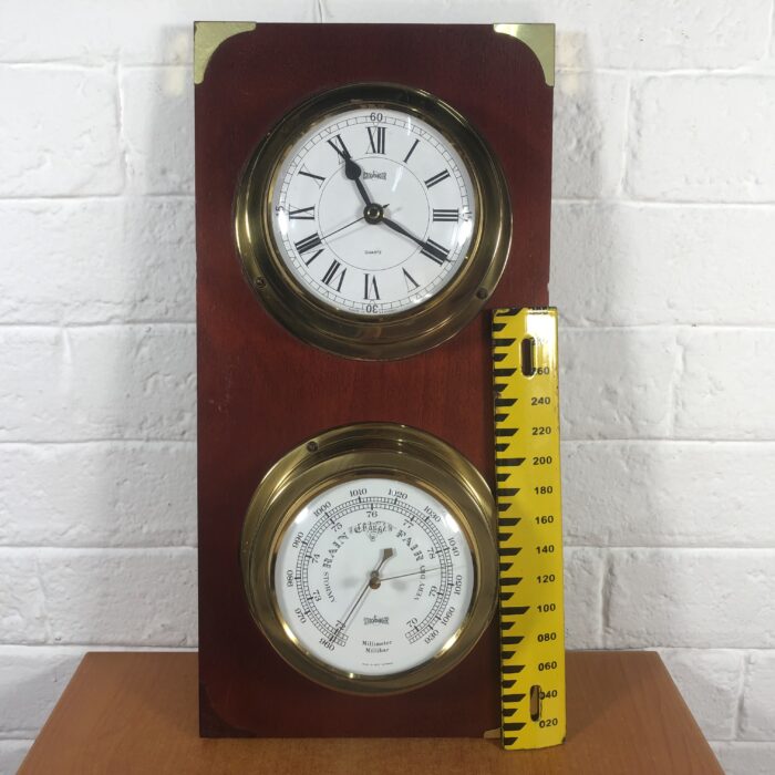 Vintage Clock & Barometer (Made in West Germany) - Image 12