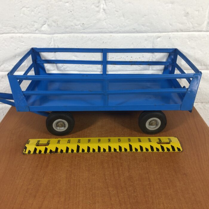 Vintage Metal Ford 6600 Tractor & Trailer Model - Image 12