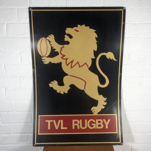 Large Vintage Transvaal Rugby Sign