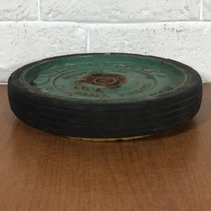 Vintage Qualcast Cast Iron Wheel (Made in England) - Image 7