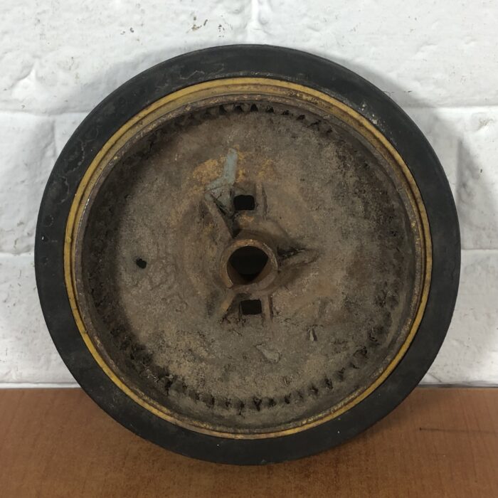 Vintage Qualcast Cast Iron Wheel (Made in England) - Image 8